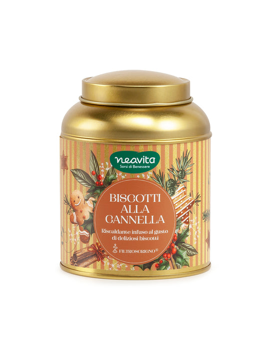 Neavita - Infuso Biscotti alla Cannella 12 filtroscrigno In Caddy