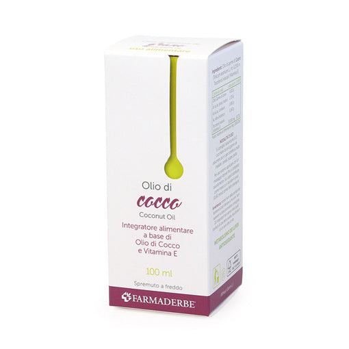 Olio di Cocco 100 ml uso alimentare spremuto a freddo