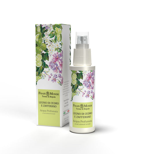 Frais Monde - Acqua Profumata Legno di Cedro e Zafferano ai sali Termali 125 ml