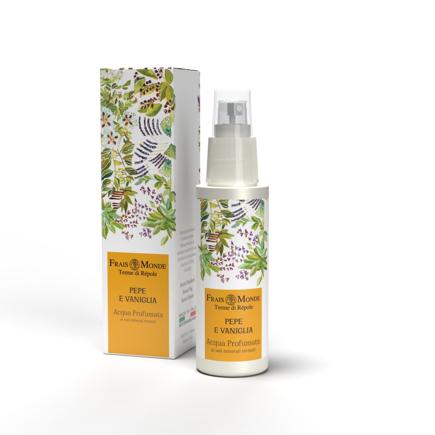 Frais Monde - Acqua Profumata Pepe e Vaniglia ai sali Termali 125 ml