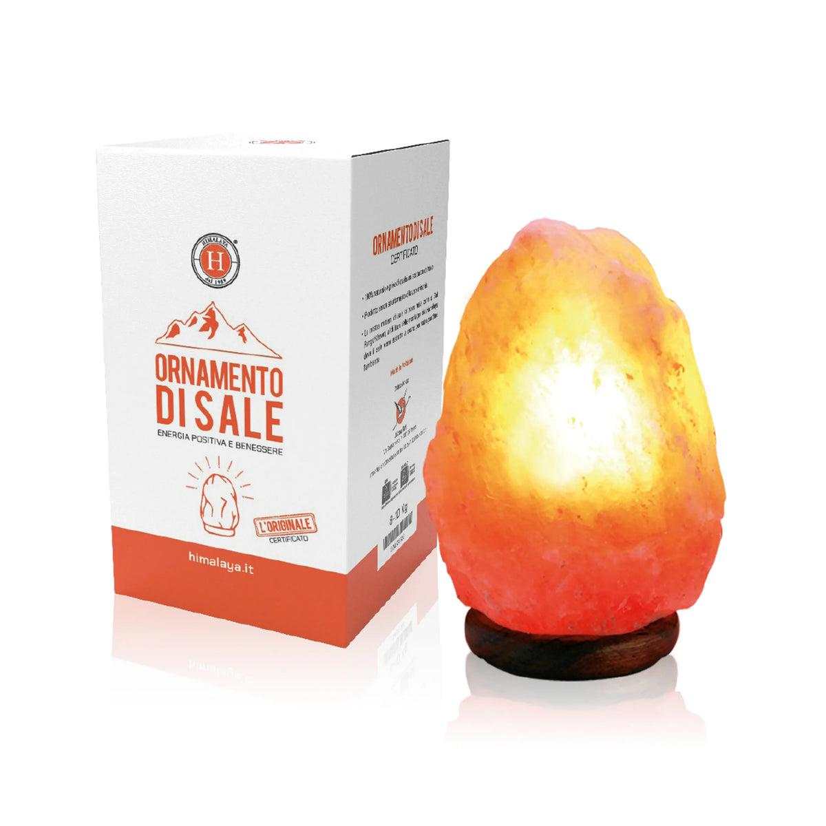 Lampada di Sale dell'Himalaya Mineral line