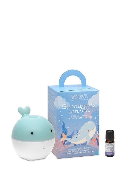 Nasoterapia - Diffusore a ultrasuoni Kit Buonanotte con Flò