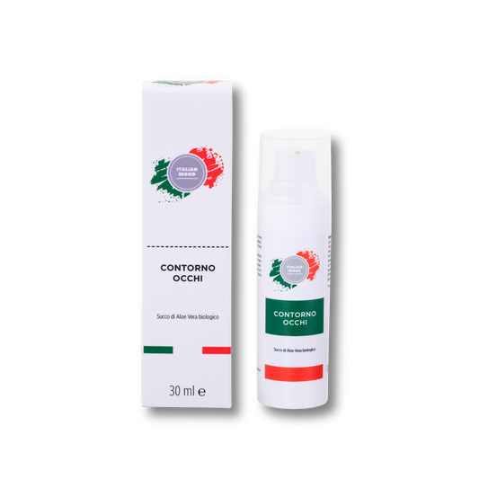 Crema Contorno Occhi 30 ml, Con Succo di Aloe Vera Biologico