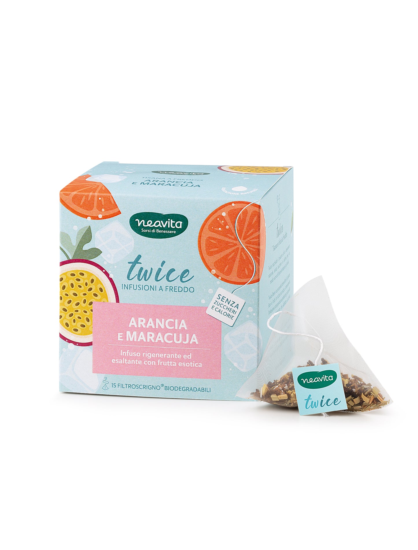 Infuso a Freddo Twice Arancia Maracuja 15 Filtroscrigno