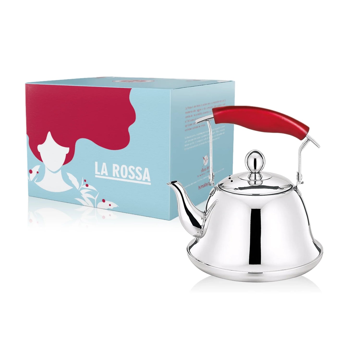 Teiera in acciaio inox - La Rossa 1000 ml