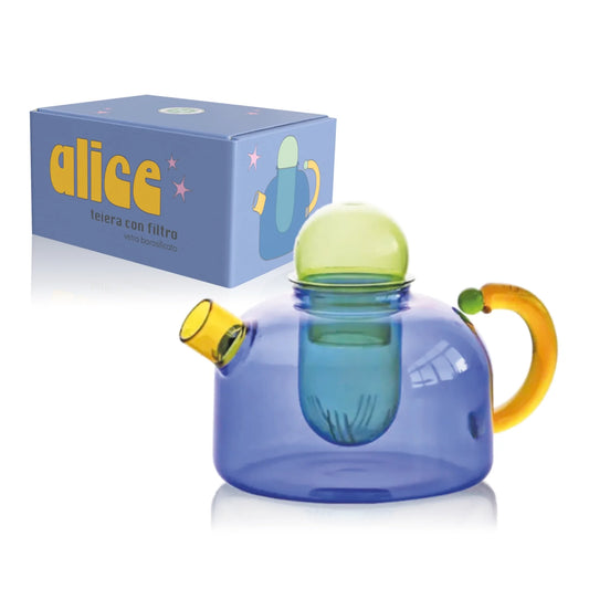 Teiera in vetro borosilicato - Alice  1000 ml