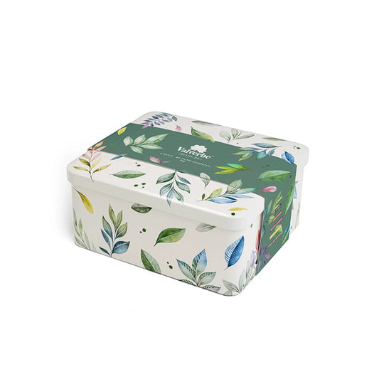 Valverbe - Tisane biologiche - Cofanetto in latta 8 gusti, 64 Filtri