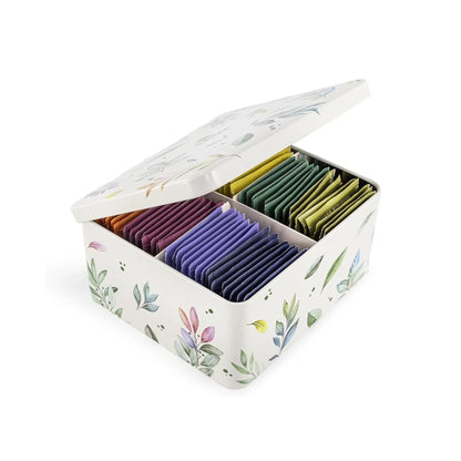 Valverbe - Tisane biologiche - Cofanetto in latta 8 gusti, 64 Filtri