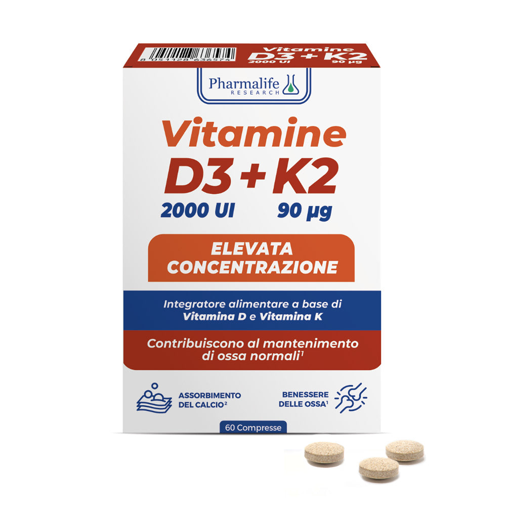 Vitamins D3 + K2