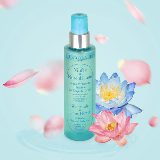 Acqua profumata Idratante per Corpo e Capelli Ninfea e Fiore di Loto 150 ml