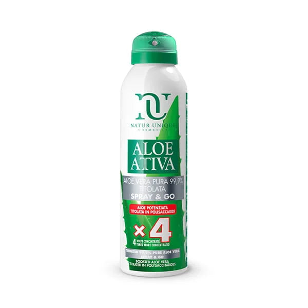 Aloe Vera Attiva Pura 99,9% Titolata Spray & Go