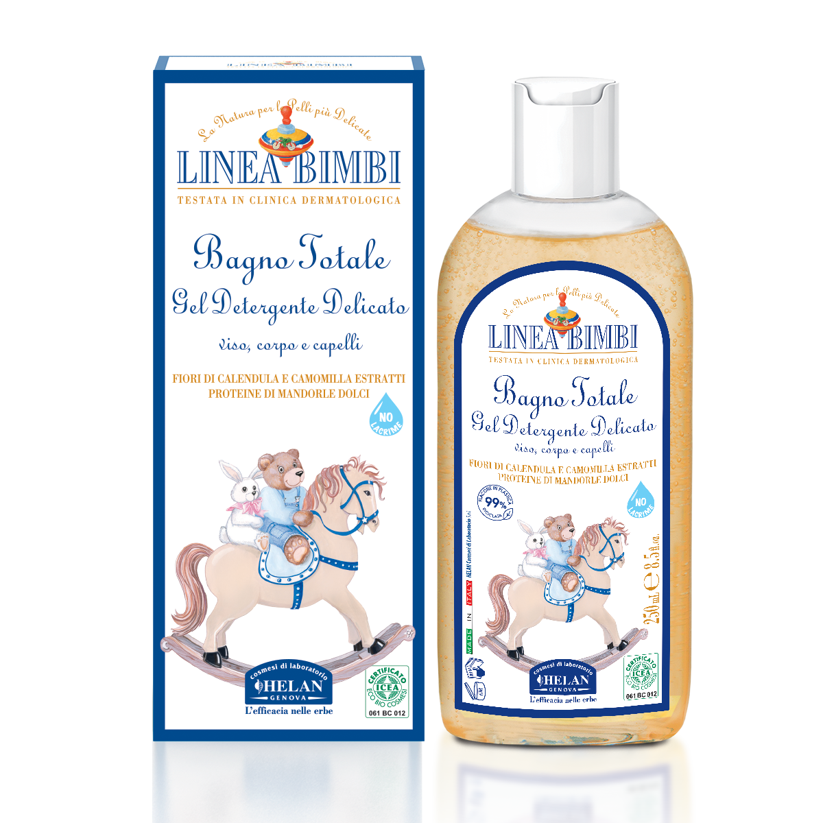 Helan -LINEA BIMBI Bagno Totale Gel Detergente Delicato