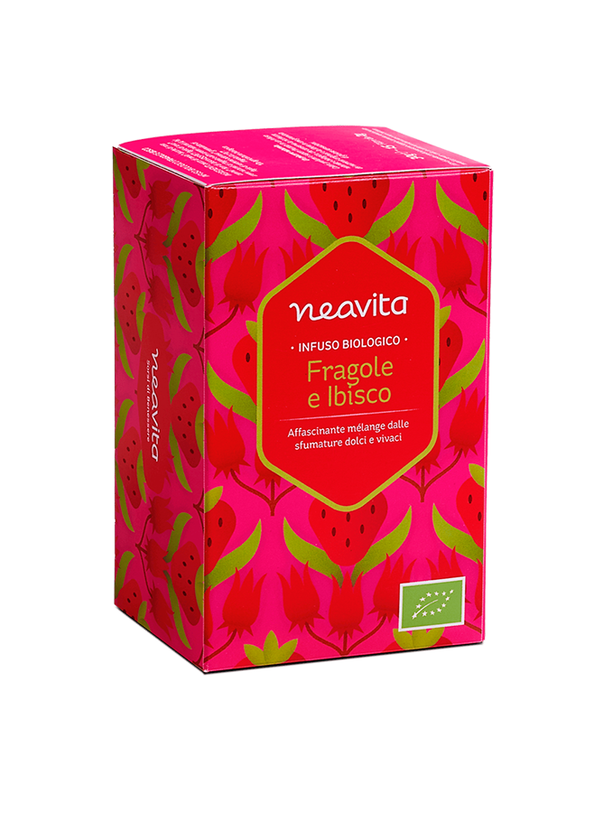 Neavita Infuso Biologico Fragole e Ibisco 15 Filtri