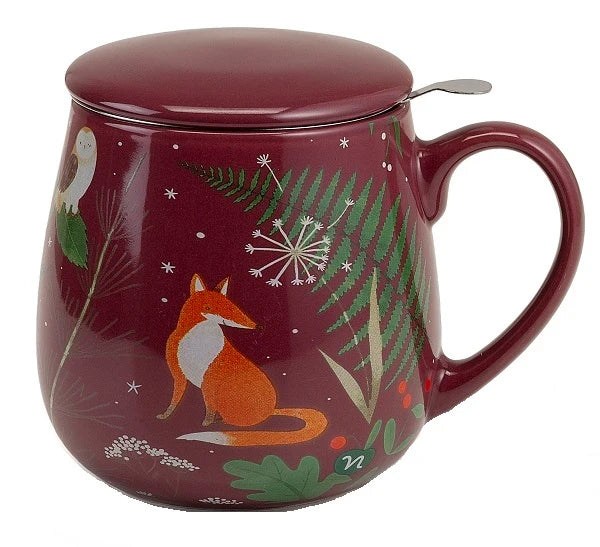 Neavita Infusi da Favola - Tazza Infusiera Bordeaux Capacità 380ml,