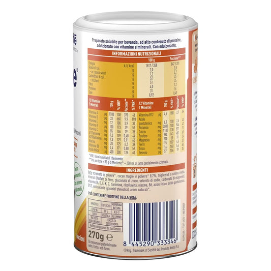 Meritene - Forza e Vitalità polvere gusto cioccolato Barattolo da 270g