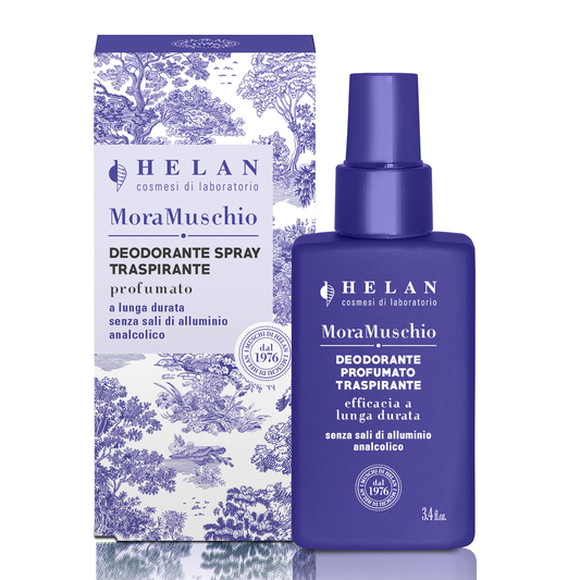 Helan - Mora Muschio Deodorante Profumato traspirante in spray 100 ml