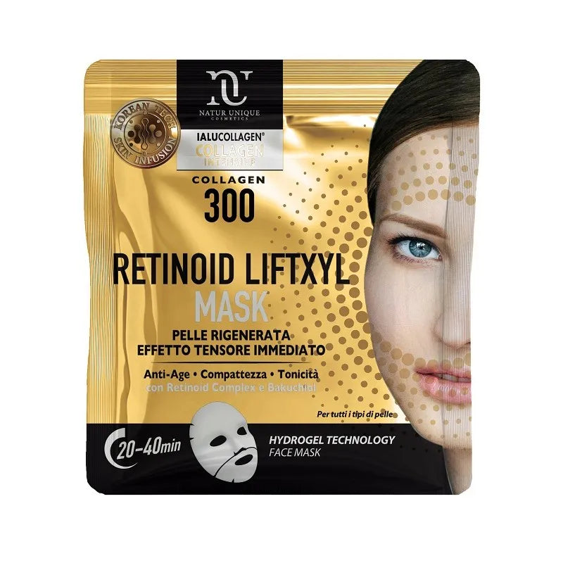 Natur Unique - Ialucollagen Collagen Intensive Collagen 300 Retinoid Lift Mask per Pelle Compatta e Luminosa 43g
