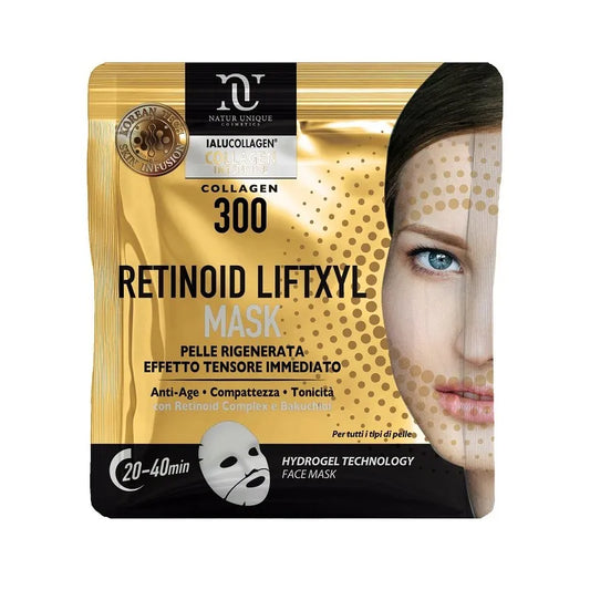 Natur Unique - Ialucollagen Collagen Intensive Collagen 300 Retinoid Lift Mask per Pelle Compatta e Luminosa 43g