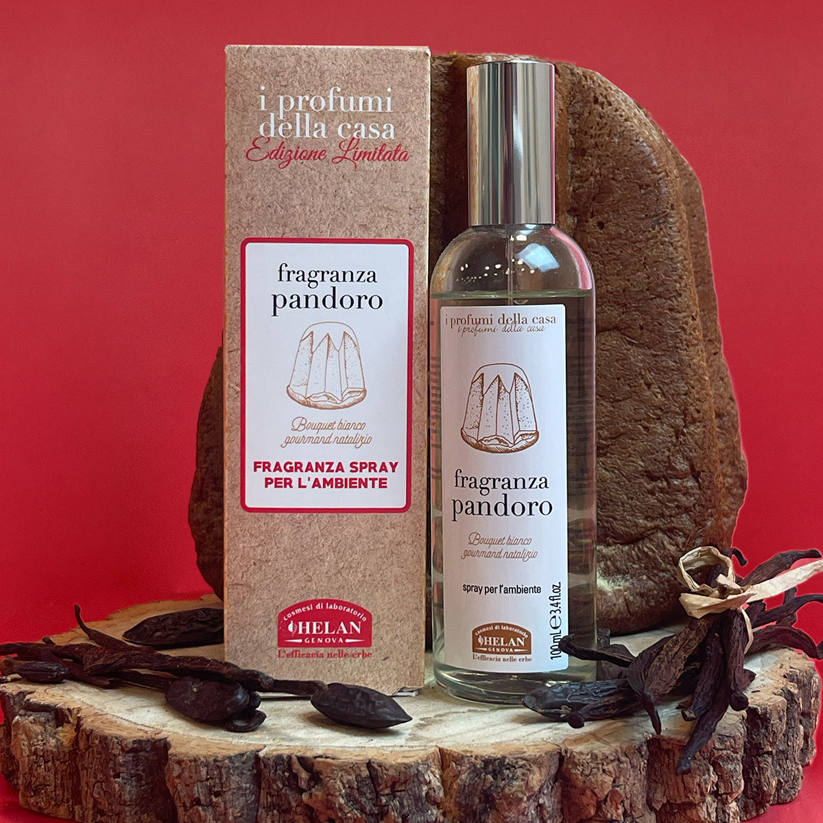 Helan - PANDORO Fragranza Pandoro Spray per l'Ambiente 100 ml