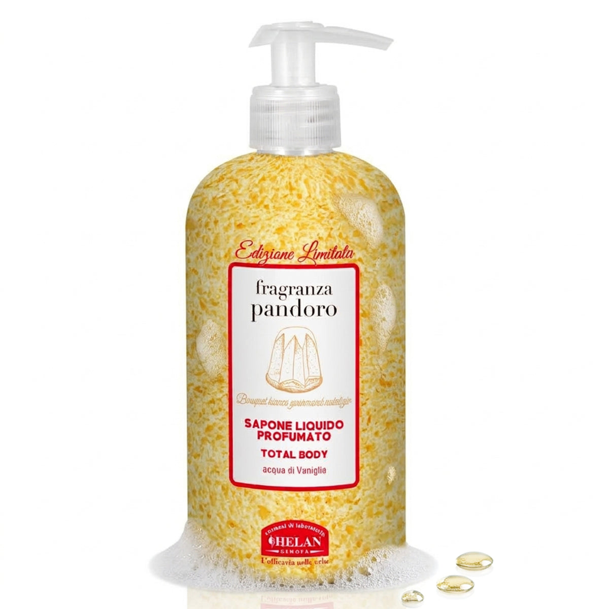 Helan - PANDORO Fragranza Panettone Sapone Liquido Profumato 500 ml