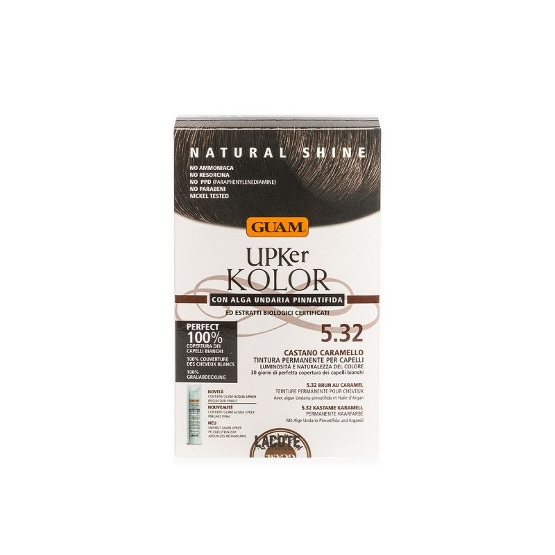 Tinta UPKer Natural Shine Tintura permanente Con Alga Undaria Pinnatifida