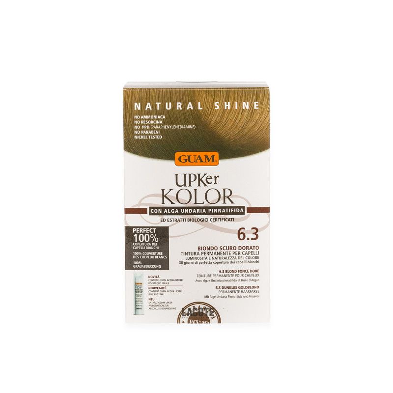 Tinta UPKer Natural Shine Tintura permanente Con Alga Undaria Pinnatifida