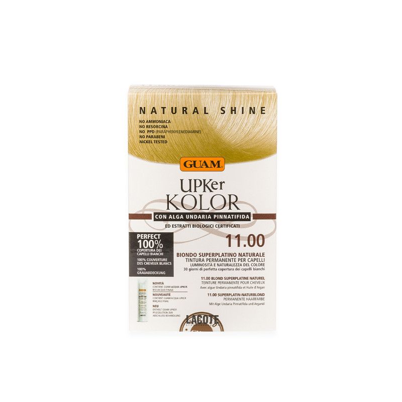 Tinta UPKer Natural Shine Tintura permanente Con Alga Undaria Pinnatifida