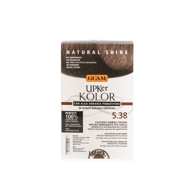 Tinta UPKer Natural Shine Tintura permanente Con Alga Undaria Pinnatifida