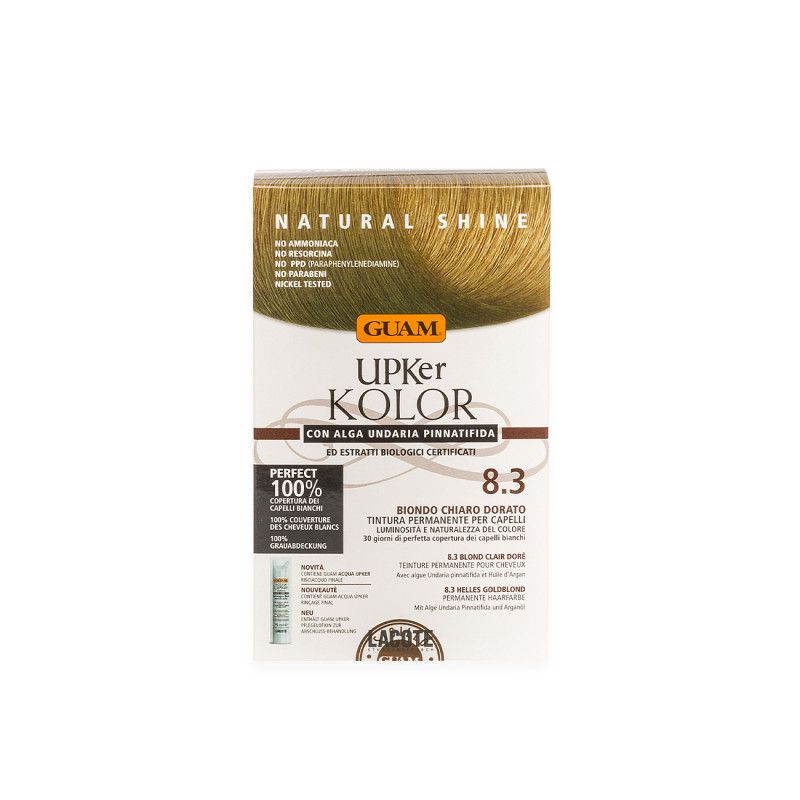 Tinta UPKer Natural Shine Tintura permanente Con Alga Undaria Pinnatifida