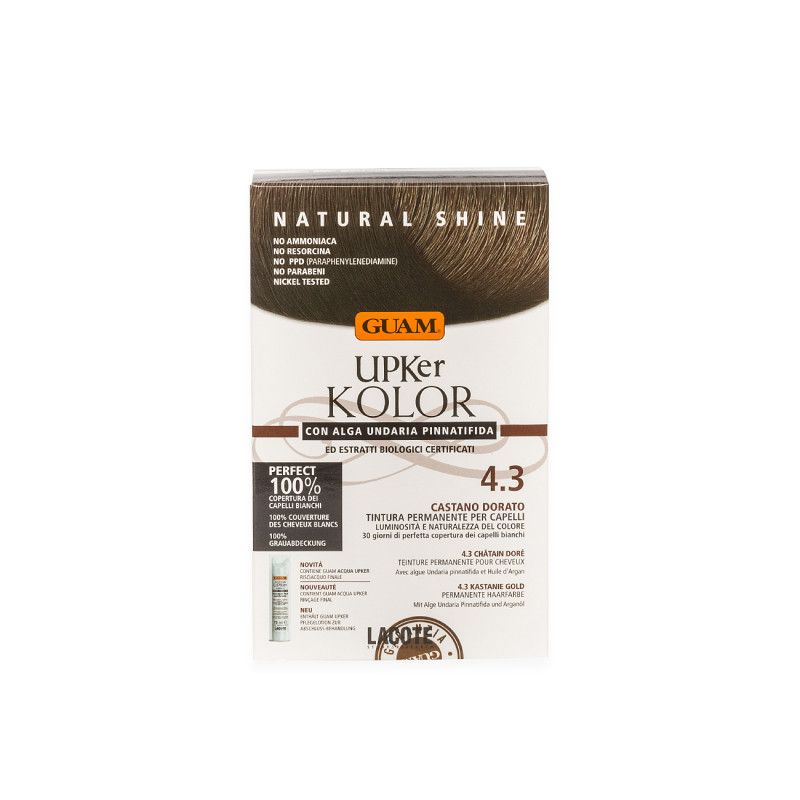 Tinta UPKer Natural Shine Tintura permanente Con Alga Undaria Pinnatifida