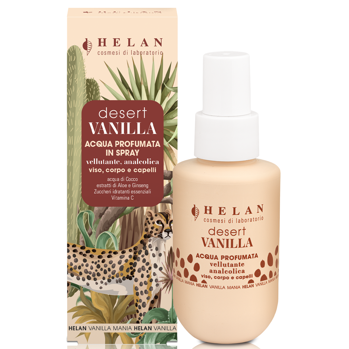 Helan _  VANILLA MANIA Desert Vanilla Acqua profumata spray 100ml