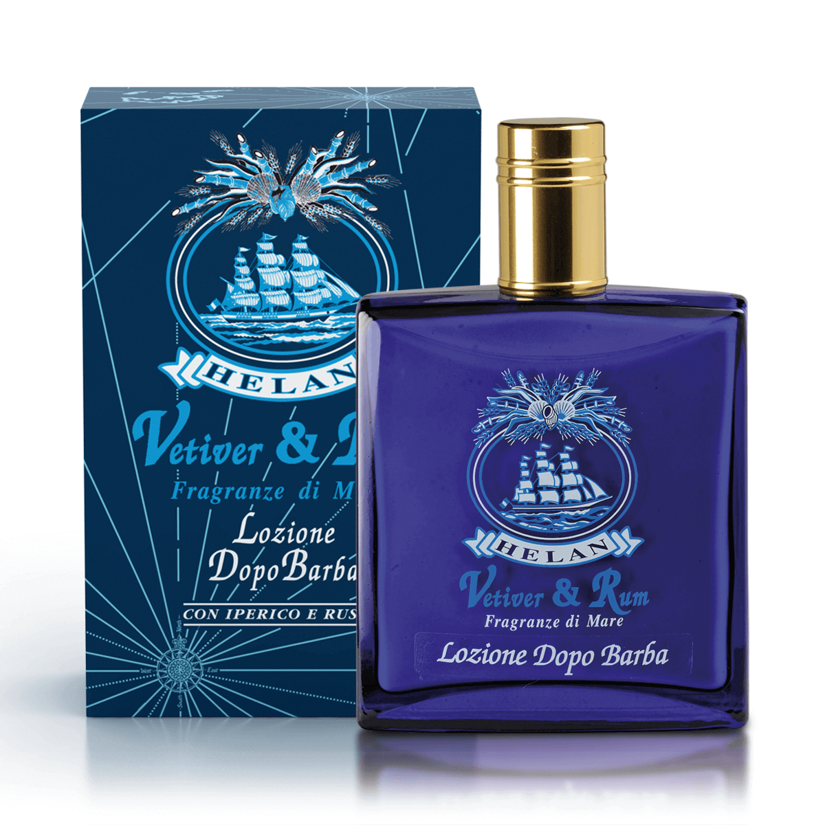Helan - VETIVER e RUM  Lozione Dopobarba 100 ml