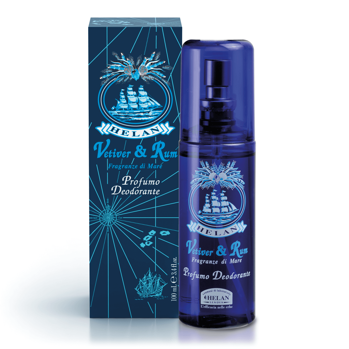 Helan - VETIVER e RUM  Profumo Deodorante 100 ml