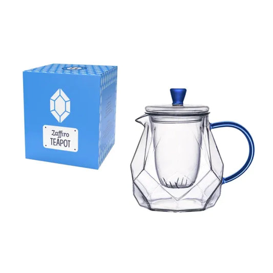 Himalaya-Handy Teapot Zaffiro-Teiera In Vetro Borosilicato-600ML